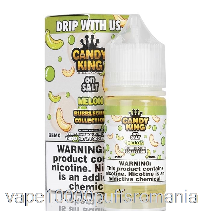 Vape Romania Melon Bubblegum Collection - Candy King On Sare - 30ml 50mg